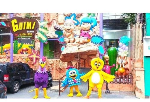 Galinha Pintadinha personagens vivos cosplay Festa infantil 786948