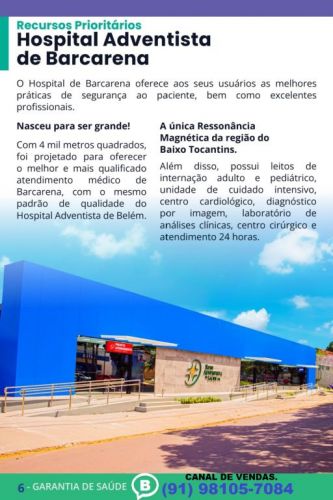 Adventist De Belém é o plano do Hospital Adventista Em Promoção Aproveite Pra Fazer o Seu e da Família 721575