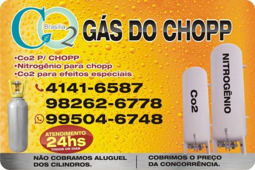Gás para Cerveja e Chopp - Os Melhores Gases Industriais - 61-4141-6587 670990