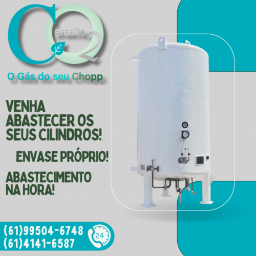 Gás para Choppeiras no Df - Cilindro de Co2 em Brasília 760417