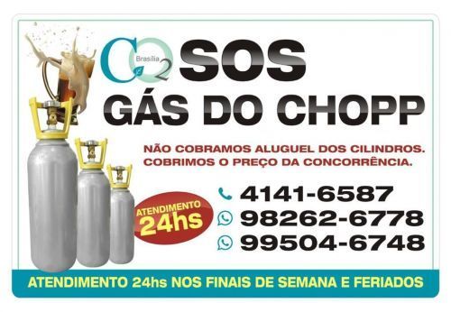 Gás para Choppeiras no Df - Comprar Co2 Para Chopp 760410