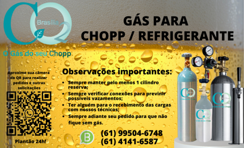 Gás para Choppeiras no Df - Comprar Co2 Para Chopp 760411