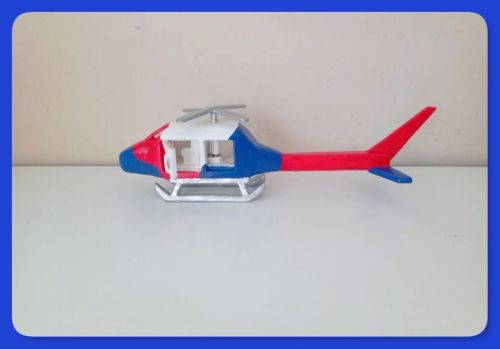 Helicóptero De Brinquedo Em Madeira 743368