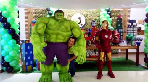 Hulk Cover Personagens Vivos Animação Festas Infantil 323316