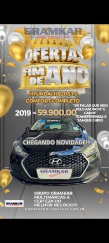 Hyundai Hb20s Comfort 1.0 Flex 2019 767356 Hyundai Hb20s Comfort 1.0 Flex 2019 767356