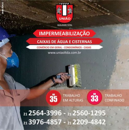 Impermeabilização de caixas d´água e cisternas no Rio de Janeiro 550943