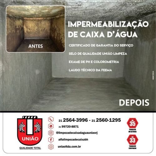 Impermeabilização de caixas de água e cisternas no Rio de Janeiro 583096