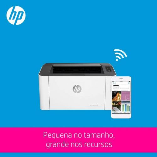 Impressora Hp Laser 107w Tecnologia de impressão Laser Wi-fi. Impressora para Pequenas e médias empresas. Conectividade:usb 2.0 de alta velocidade 4zb78a 770019 Impressora Hp Laser 107w Tecnologia de impressão Laser Wi-fi. Impressora para Pequenas e médias empresas. Conectividade:usb 2.0 de alta velocidade 4zb78a 770019