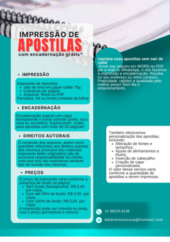Imprima Suas Apostilas e Certificados Com Qualidade e Economia 776259 Imprima Suas Apostilas e Certificados Com Qualidade e Economia 776259