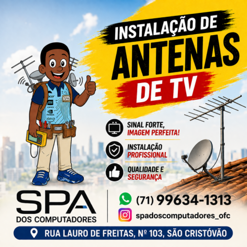 Instalação De Antenas De Tv Em Salvador Ba 783915