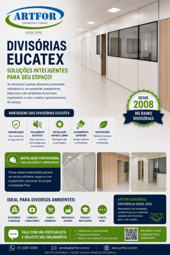 Instalação Divisórias Escritório Divisórias Eucatex Instaladas Venda Instalação e Entrega. 786857