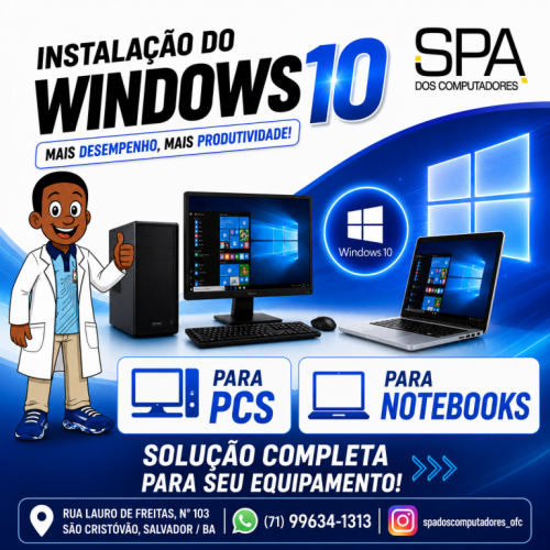 Instalação Do Windows 10 Em Salvador Ba 783923