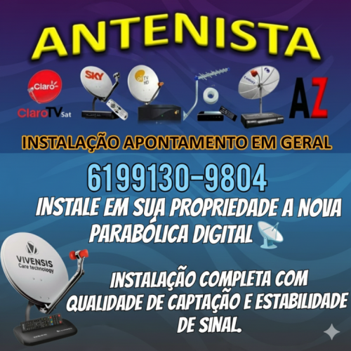 Instalador de antena parabólica - Antenista df 775934