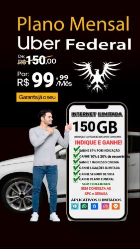 Internet 4g e 5g com ligações ilimitadas 772441