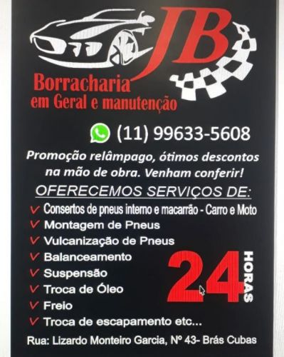 Jb Borracharia 24horas e Manutenção  622735