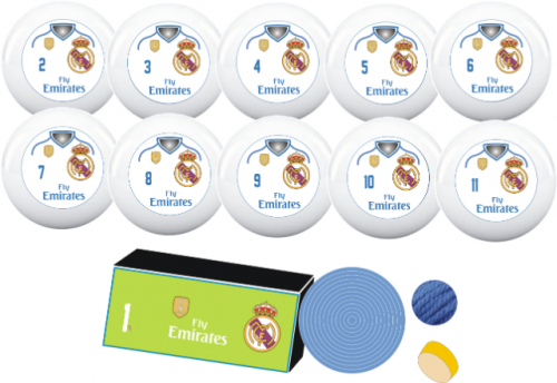 Jogo de botão oficial acrílico vidrilha 739197