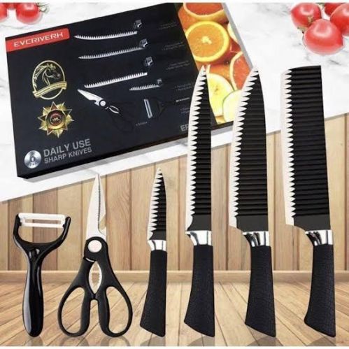 Kit 6 Peças Facas Antiaderente - Pague Só Na Entrega 752156