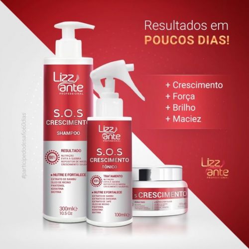 kit com 3 produtos s.o.s crescimento capilar 759213