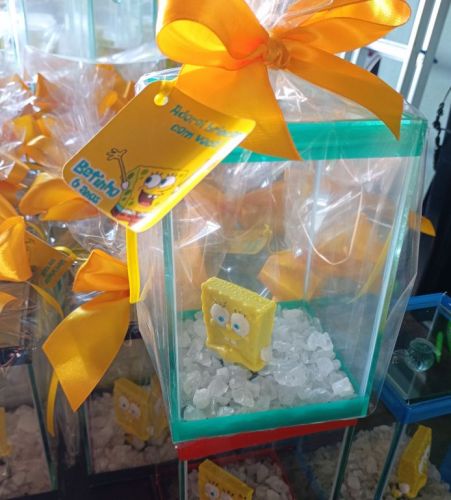 Kit festa com peixe betta e aquário para lembrancinhas  767313