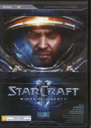Kit Game Starcraft 2 Wings Of Liberty  Manual e Passes 783768