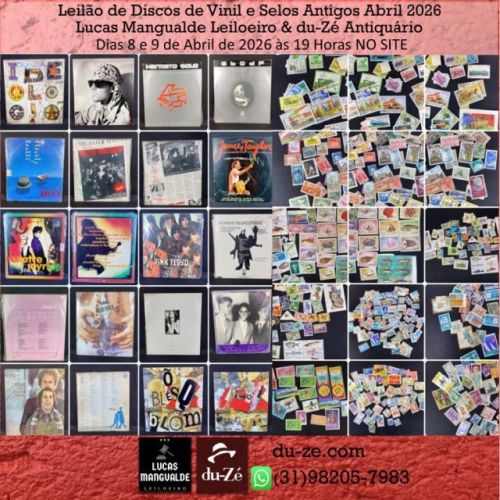 Leilão De Discos De Vinil e Selos Antigos Abril 2026 781010