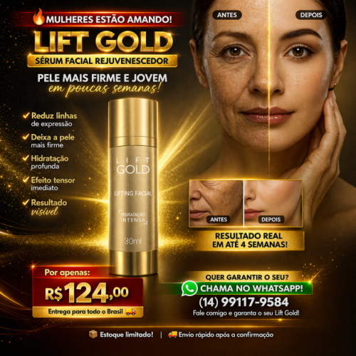 Lift Gold — o Cosmético Premium que Transforma sua Pele de Verdade 782593 Lift Gold — o Cosmético Premium que Transforma sua Pele de Verdade 782593
