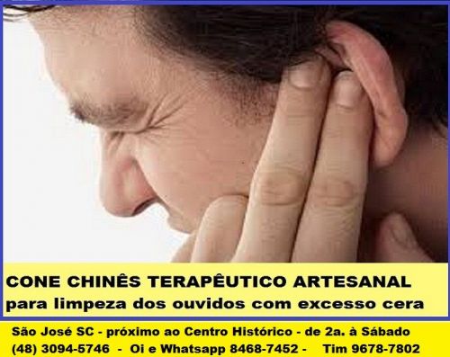 Limpeza de Ouvidos - São José Sc - Limpe os ouvidos rapidamente e sem dor com a técnica milenar dos Cones Hindus-chineses  217899
