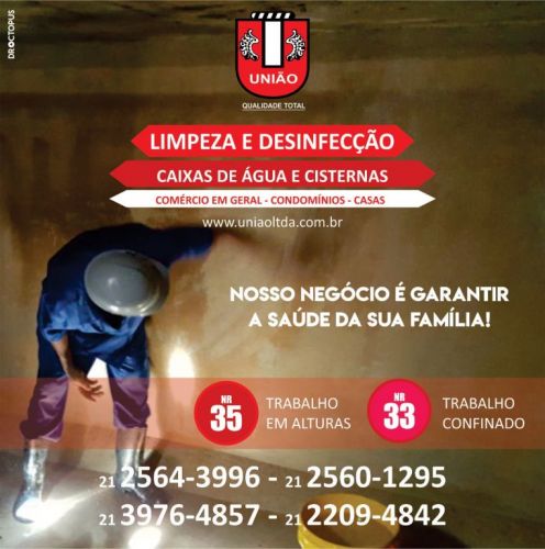 Limpeza de caixa dágua e cisterna no Rio de Janeiro 567952
