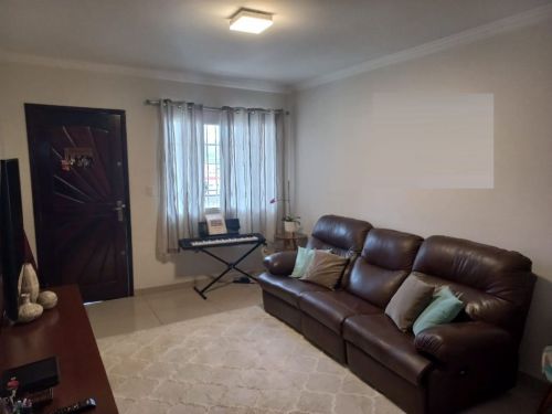 Lindo sobrado à venda no Parque Oratório em Santo André 110m com 2 vagas 2 suítes. 769446