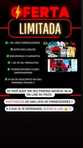 Lista de Fornecedores com  de 25 Mil Produtos 746104