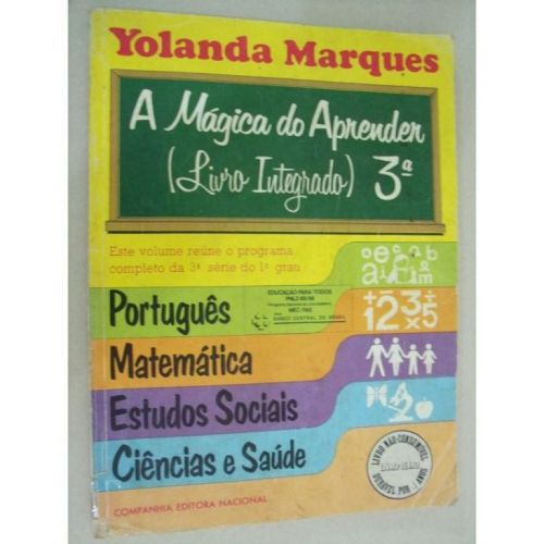 Livro Integrado -  a Mágica do Aprender - Yolanda Marques em Pdf 749419