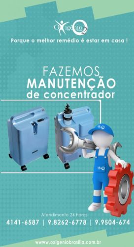 Locação de concentrador para casa - 61-4141-6587 687098