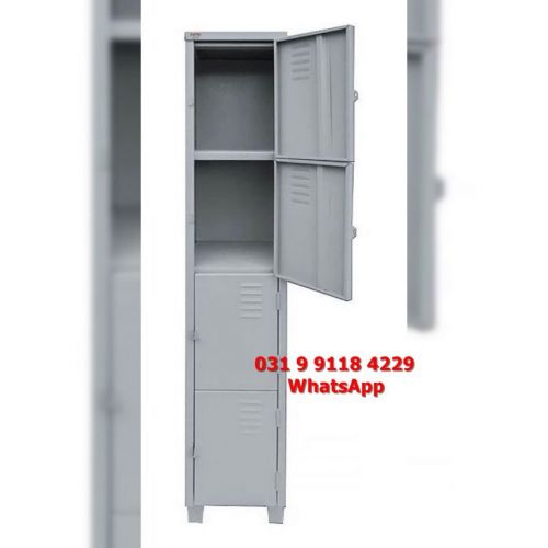 Locker Roupeiro de Aço Fino com 4 Portas Entrega Grátis para Belo Horizonte Mg Novo 762543