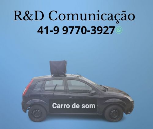 Locutor gravação e divulgação com carro de som 707827