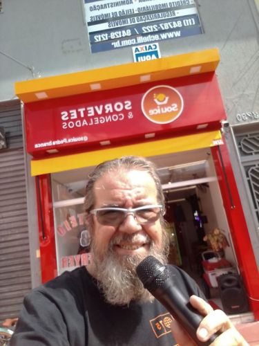 Locutor para porta de loja 750302