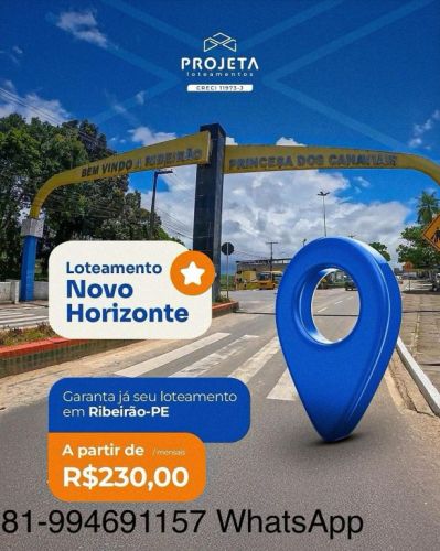 Lotes 10 x 20 em Ribeirão Pernambuco  767837