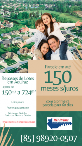 Lotes a poucos minutos da Prainha em Aquiraz-ce 766193 Lotes a poucos minutos da Prainha em Aquiraz-ce 766193