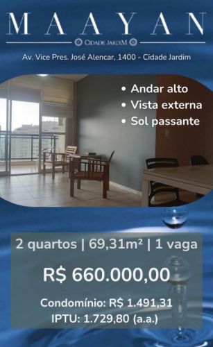 Maayan - Apartamento de 2 quartos sendo 01 suíte com 6931m2 756108