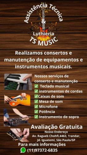Manutenção de equipamentos de áudios  747949