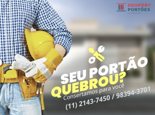 Manutenção de  Portão Automático de Ferro e Aluminio 119.8394-3701 592734