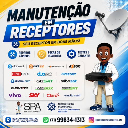 Manutenção e atualização em receptores Cinebox em Salvador Ba 783942
