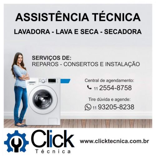Manutenção para lavadora de roupas na Vila Nivi 573854