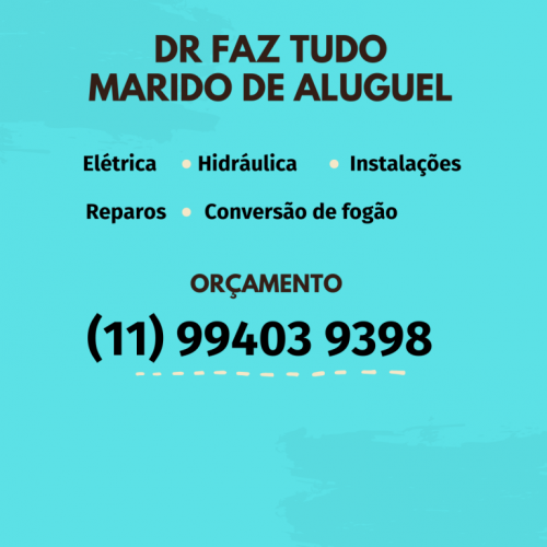 marido de aluguel na Água branca  instalação em geral  735688
