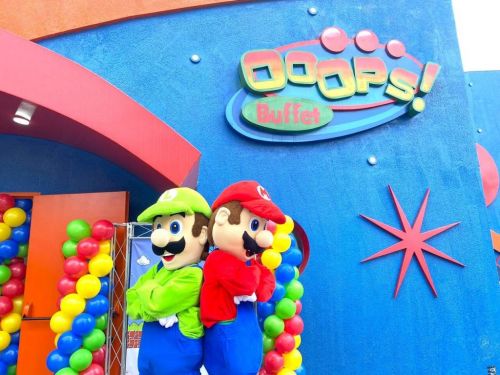 Mario Bros e Luigi personagens vivos cover festa 738945