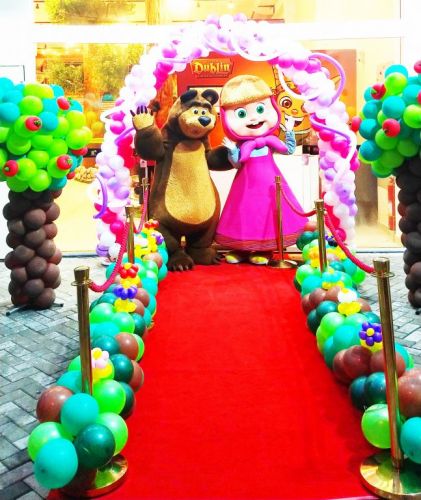Masha e o Urso Cover Personagens Vivos Animação Festas Infantil 587686