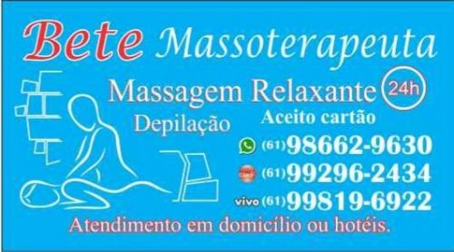 Massagem relaxante  61-986629630 555696