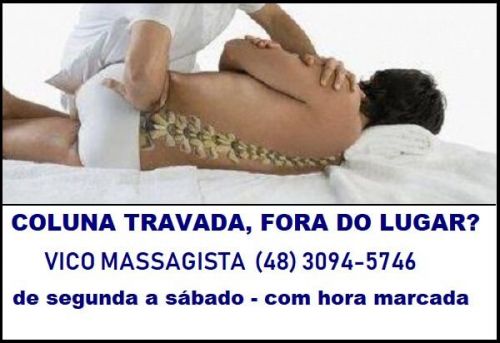 Massagista em São José Sc - Massagem Terapêutica Massoterapia Quiropraxia - São José Sc. 506576