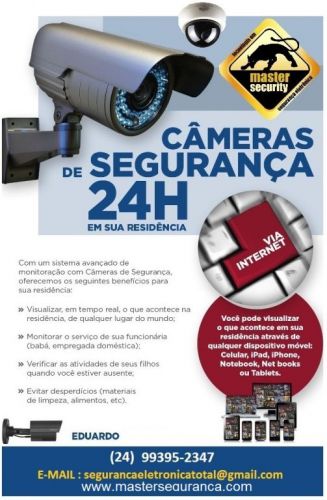 Master Security Soluções Avançadas em Segurança Eletrônica e Telecomunicações para Residências Condomínios e Empresas 667478