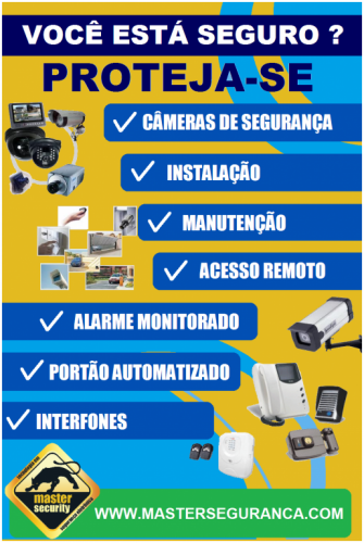 Master Security Soluções Avançadas em Segurança Eletrônica e Telecomunicações para Residências Condomínios e Empresas 667479