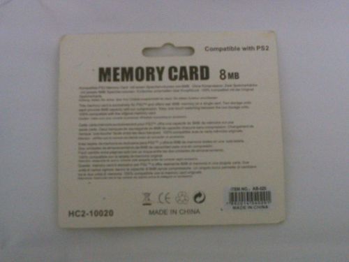 Memory Card 8mb Playstation 2 - Loja Eletrovendas 619152
